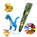 Caneta De Impressão 3D Manual Infantil e Adulto Com Filamentos