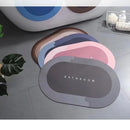 Tapete Antiderrapante Absorvente de Banheiro Secagem Rápida