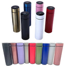 Garrafa térmica de Inox, sensor de temperatura digital inteligente Led bebida quente e fria