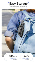 Tripé Dobrável Fangtuosi Gimbalstick com Luz e Controle Remoto Bluetooth,