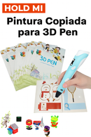 Livro de Desenho para Canetas 3D