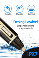 Aparador de barba recarregável 4 em 1, aparador de barba para homens, orelha, sobrancelha, nariz, aparador de pelos