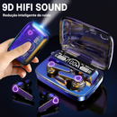 Original m19 fone de ouvido bluetooth sem fio esportes inteligentes toque led