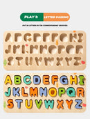 Labirinto de madeira Aprendizagem Jogo Educativo Brinquedo Magnético