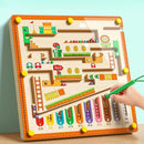 Labirinto Magnético Infantil Bola de Caminhada Treinamento de Concentração  Aprendizagem Jogo Educativo Brinquedo Magnético