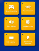 Fone de ouvido Thinkplus TH10 com microfone cancelamento de ruídos  para celular iPhone Sumsamg Android IOS