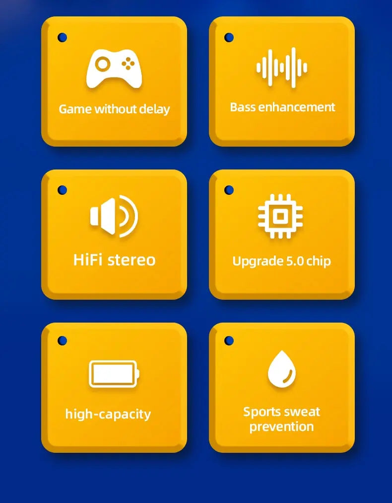 Fone de ouvido Thinkplus TH10 com microfone cancelamento de ruídos  para celular iPhone Sumsamg Android IOS