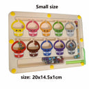 Labirinto Magnético Infantil Bola de Caminhada Treinamento de Concentração  Aprendizagem Jogo Educativo Brinquedo Magnético