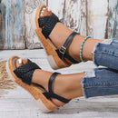 Sandálias de plataforma Louise Gladiadora/Roma