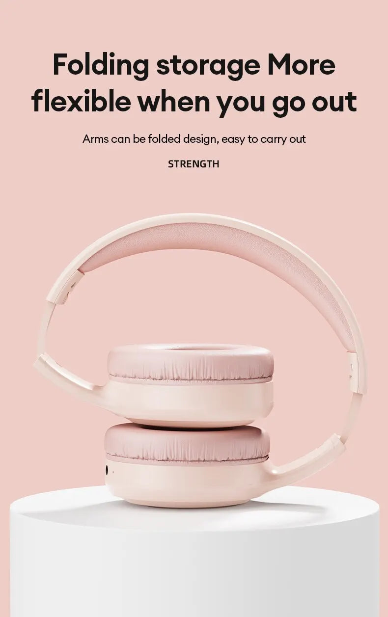 Fones de Ouvido TH30 Bluetooth 5.3 com Microfone/Cancelamentos de Ruídos e sistema Gamer