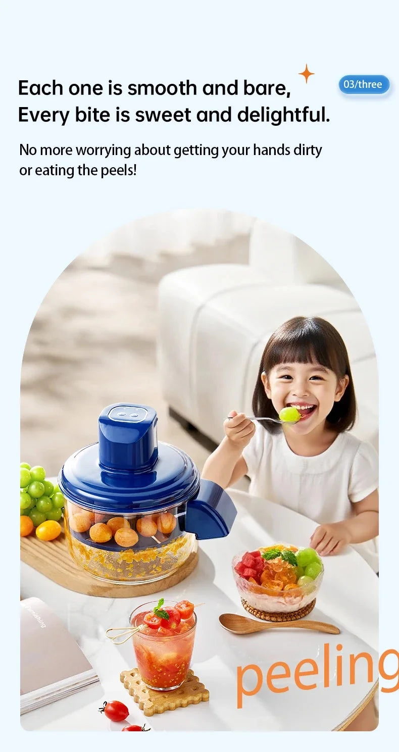 Máquina Descascadora de frutas e pequenos legumes automática