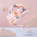 Capacete de proteção para cabeça, almofada antiqueda para crianças aprendendo a andar, boné de segurança para bebês