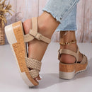 Sandálias de plataforma Louise Gladiadora/Roma