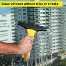 Rechargeable 2-in-1 Window Vacuum Cleaner Set Window Squeegee Electric Cleaning Tool for Tiles, Mirrors,Glass and Countertops