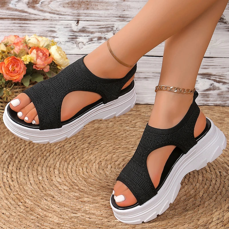 Sandália Akemy Plataforma Feminina