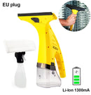Rechargeable 2-in-1 Window Vacuum Cleaner Set Window Squeegee Electric Cleaning Tool for Tiles, Mirrors,Glass and Countertops