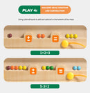 Labirinto de madeira Aprendizagem Jogo Educativo Brinquedo Magnético