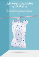 Almofada de apoio para banho de bebê, assento flutuante dobrável