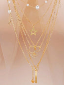 Conjunto de Joias Femininas GLAMUR – Estilo Boêmio/86pcs