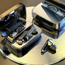 Original m19 fone de ouvido bluetooth sem fio esportes inteligentes toque led