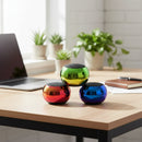 Alto-falante Bluetooth sem fio portátil de aço pequena Estéreo pesado de metal